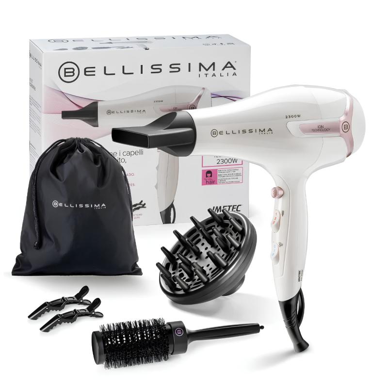 Secador De Pelo Bellissima K9-2600 Con Accesorios 2300W
