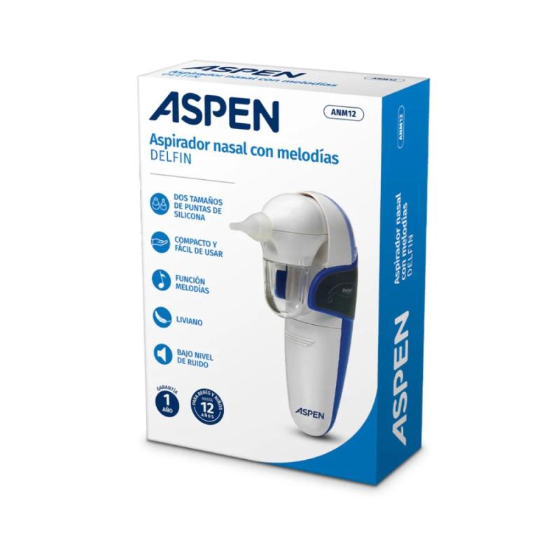 Aspirador Nasal Automatico Aspen Anm12 Con Melodias Sacamoco