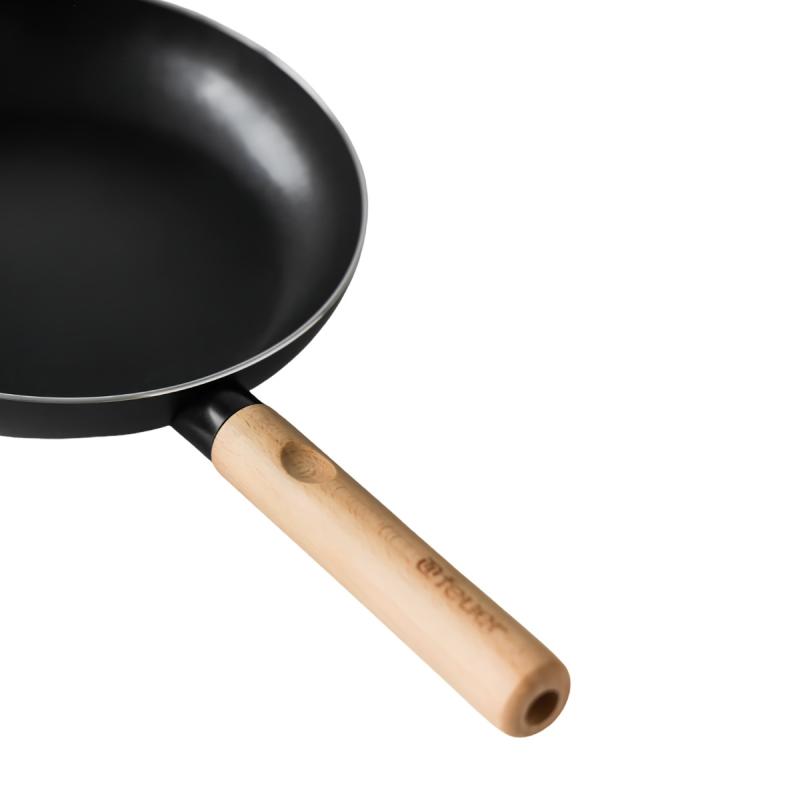 Batería De Cocina Feuer Noble 7 Piezas Con Mango De Madera