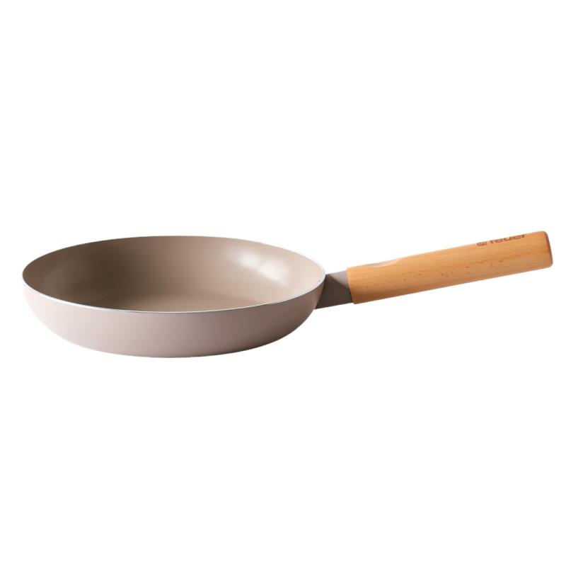 Batería De Cocina Feuer Noble 7 Piezas Con Mango De Madera