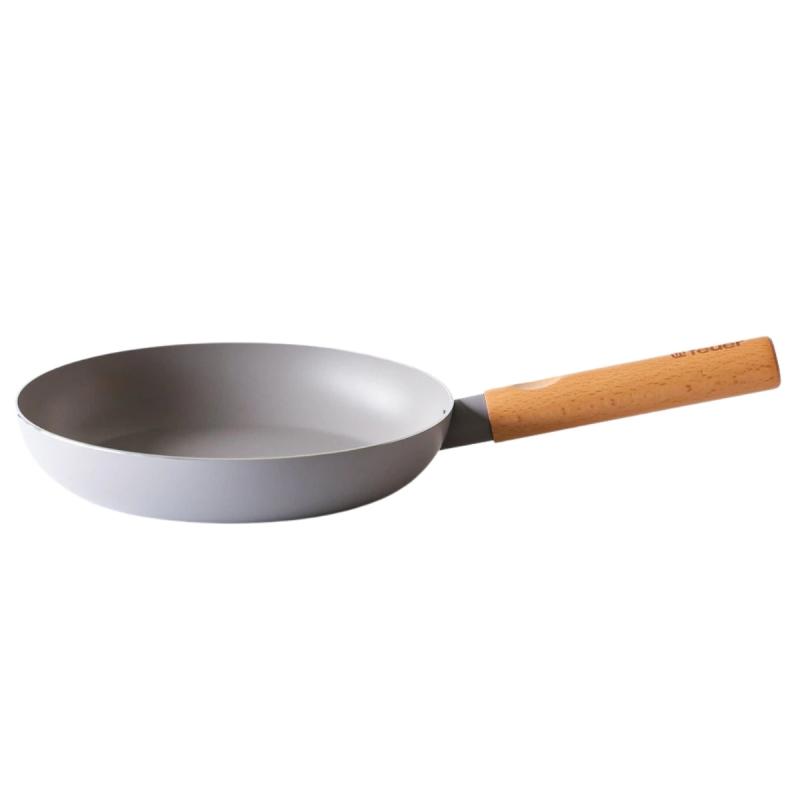 Batería De Cocina Feuer Noble 7 Piezas Con Mango De Madera