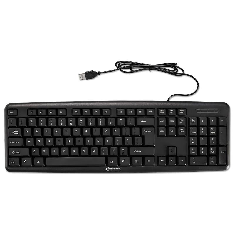 Teclado Alámbrico Innovera Slimline Ivr69-201 Usb Inglés