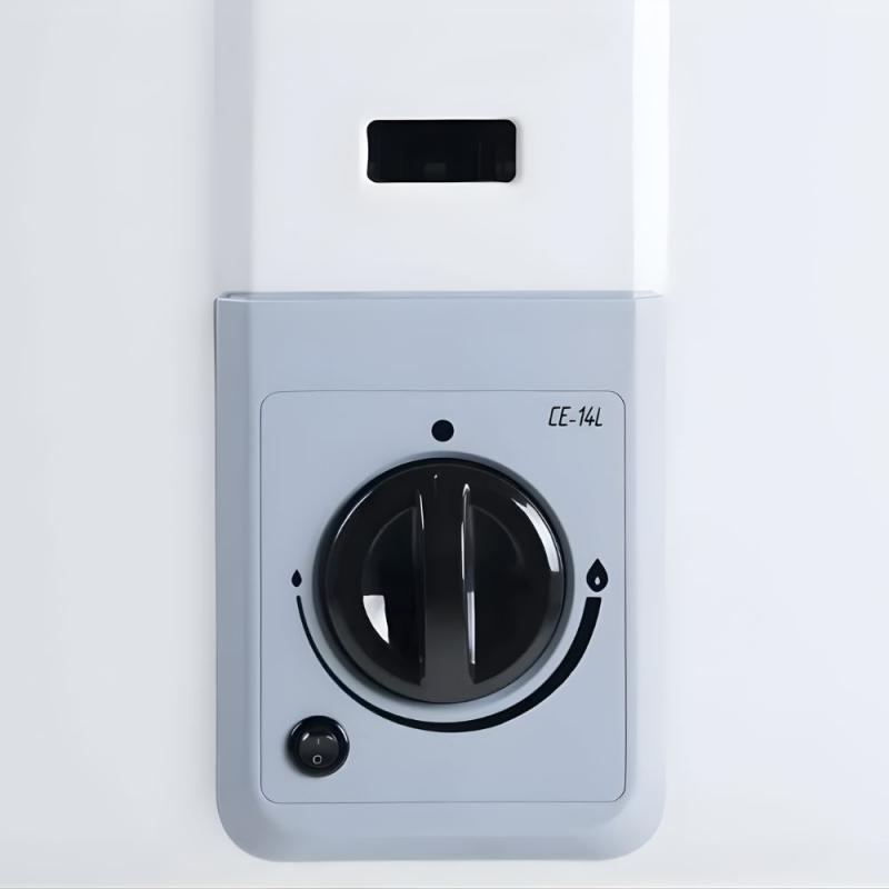 Calefón A Gas Licuado Escorial Ce-14l 14l Tiraje Natural Blanco