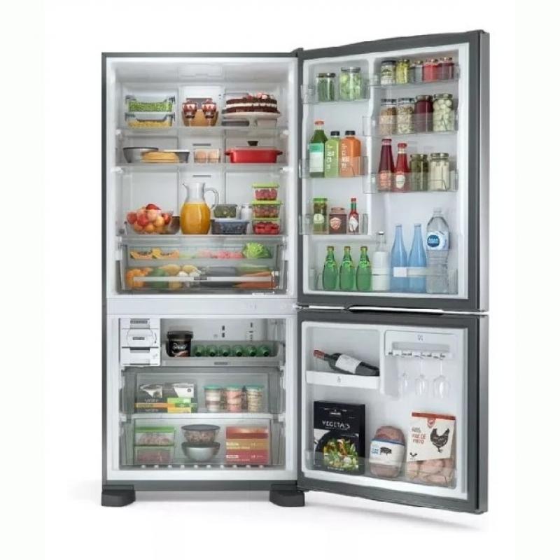 Heladera Whirlpool WRE85 573L No Frost Acero Inoxidable