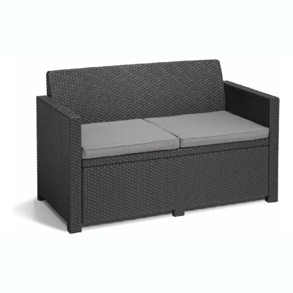 Conjunto 2 Sillas + Sillón + Mesa Keter Lounge Set Alabama