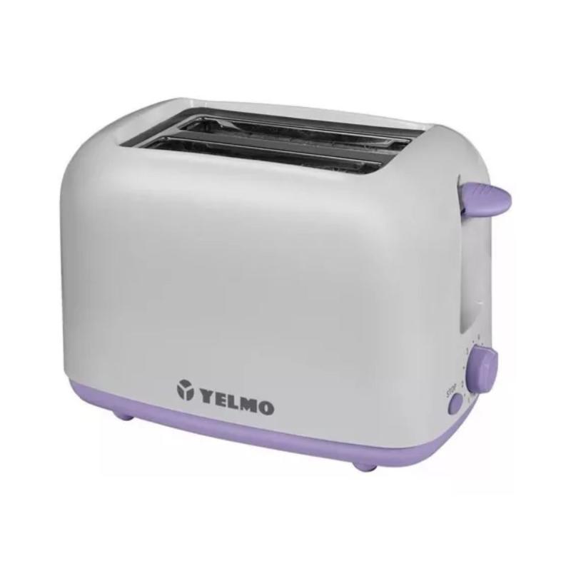 Tostadora Eléctrica Yelmo 2 Panes 700W 6 Niveles