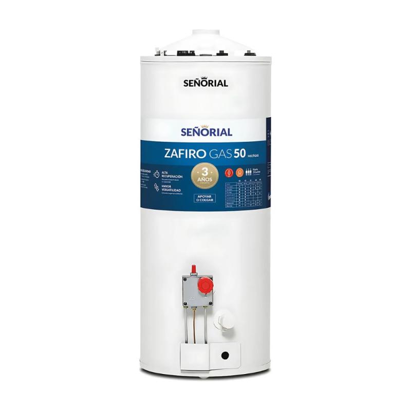 Termotanque A Gas Señorial TSZP50 50L C. Superior/inferior