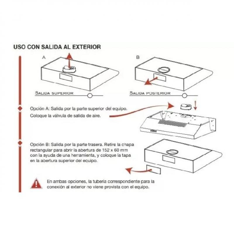 Extractor Purificador De Cocina Liliana Purify Kp992 Inox De Pared 220v - 240v