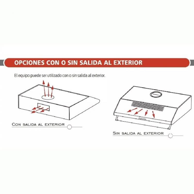 Extractor Purificador De Cocina Liliana Purify Kp991 Inox De Pared 220v - 240v