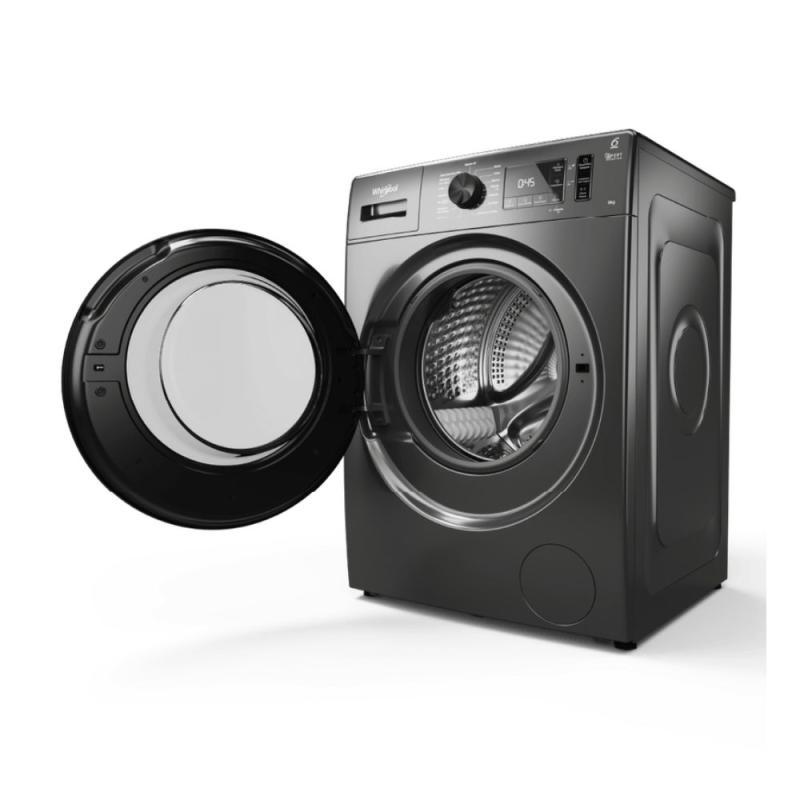 Lavarropas Whirlpool WNQ90AS 9Kg Carga Frontal Inverter Inox