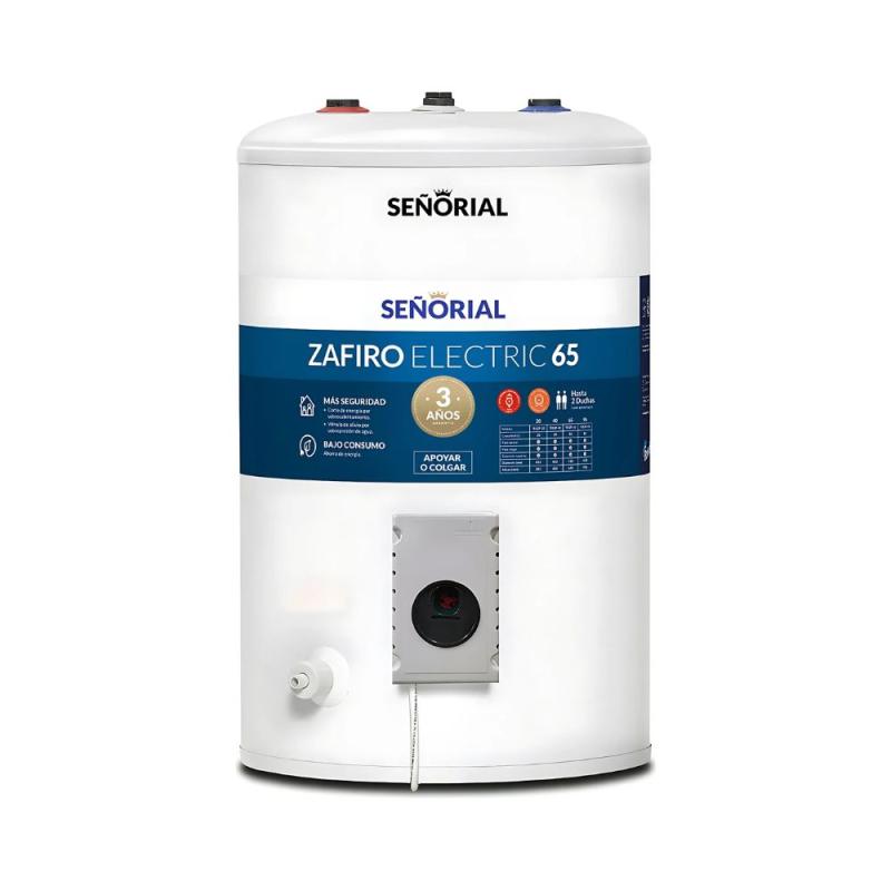Termotanque Eléctrico Señorial Zafiro Teszp-65 C. Superior