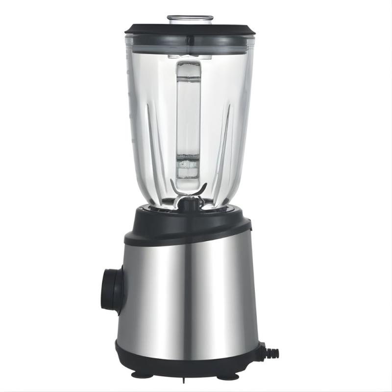 Licuadora Midea Tbm115xar1 800w 1.5l Picahielo Jarra Vidrio Negro