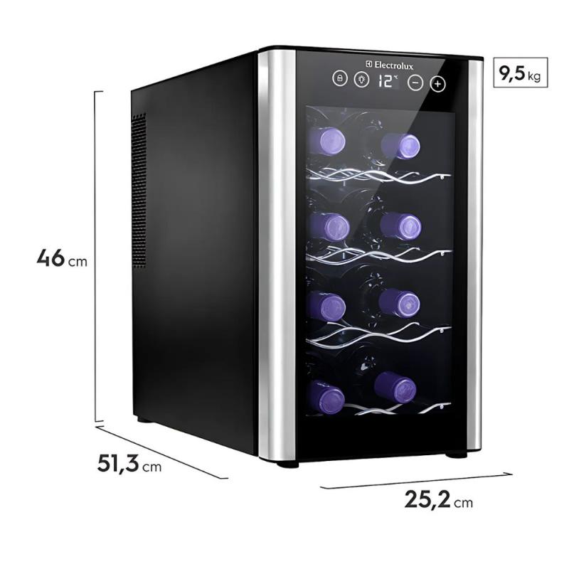 Cava De Vino Electrolux ERW085XAMB 8 Botellas 23L