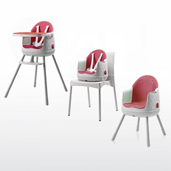 Silla Para Comer Multi Dine 3 En 1 Keter Color Rojo Multiposiciones