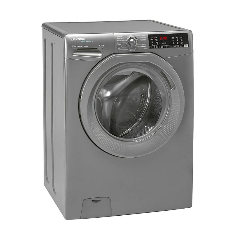Lavarropas Frontal Inverter Longvie L3w46dmbr 10 Kg Inox