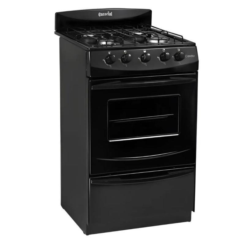 Cocina Gas Natural Escorial Candor 4 Hornallas 51 cm