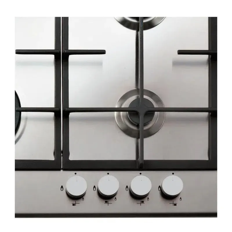 Anafe A Gas Whirlpool Gma6422X 60Cm 4 Hornallas Inox
