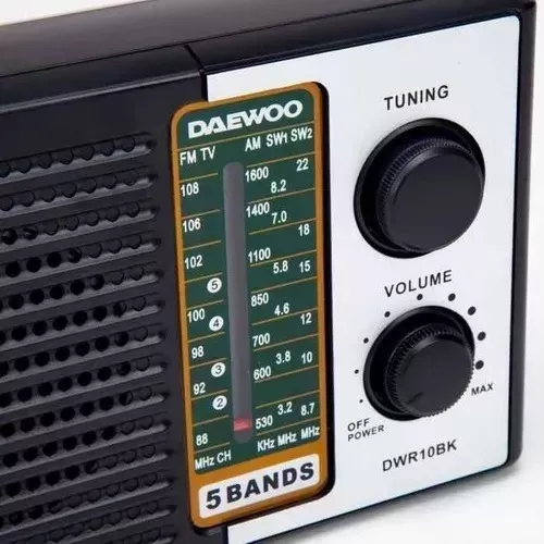 Radio Analogica Daewoo Dwr10bk