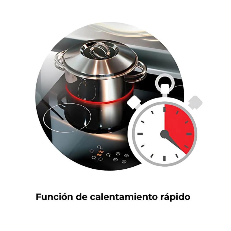 Anafe Eléctrico Empotrable Longvie Avst330k Vitrocerámico 2h