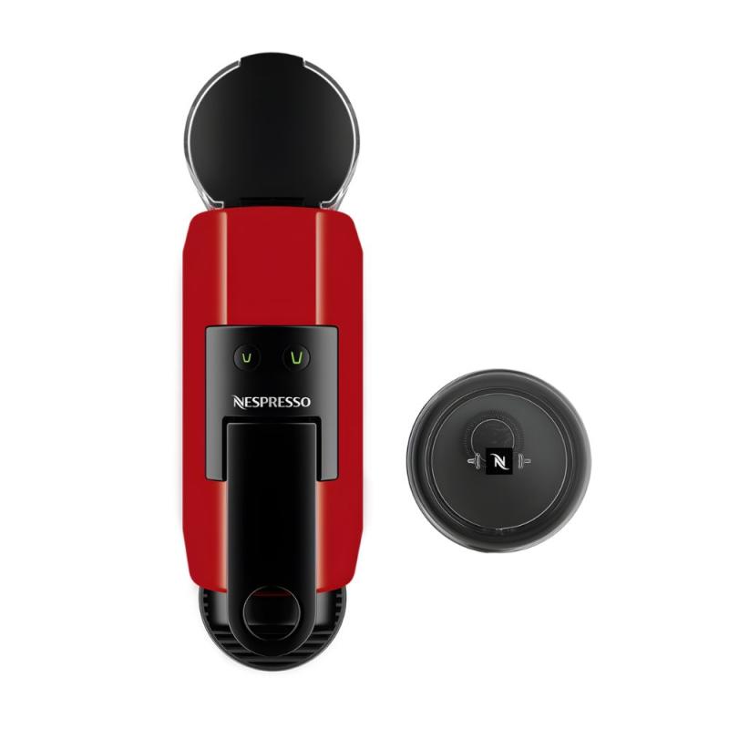 Cafetera Nespresso Essenza Mini A3kd30 + Aeroccino Rojo