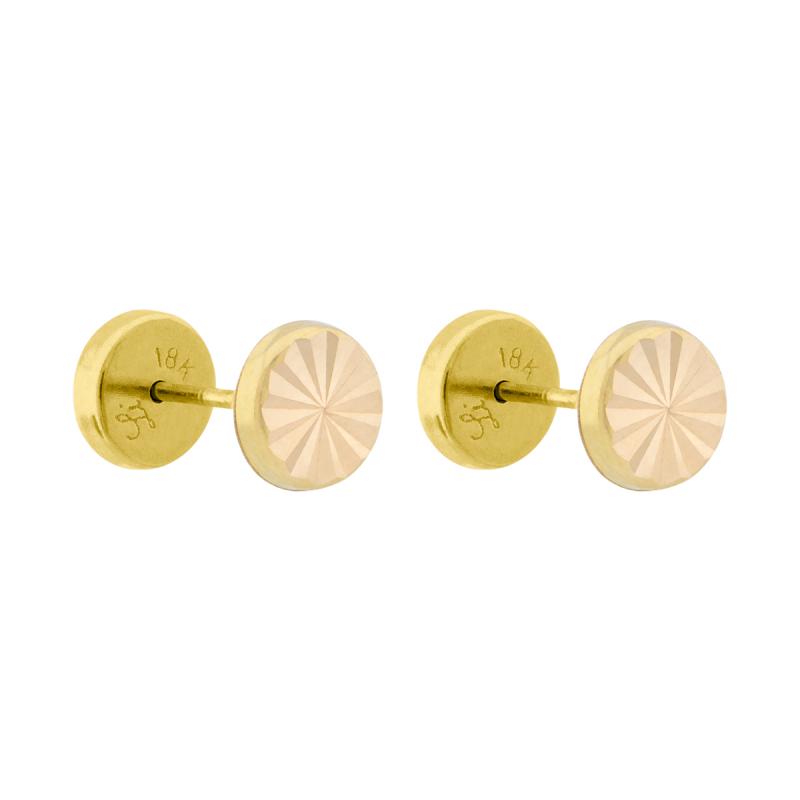 Aros oro 18 kilates-Sombrerito chino