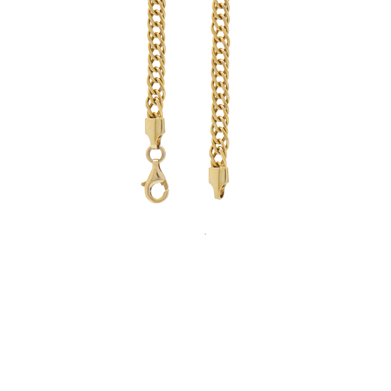 Cadena de Oro 18 Kilates - Groumet Doble