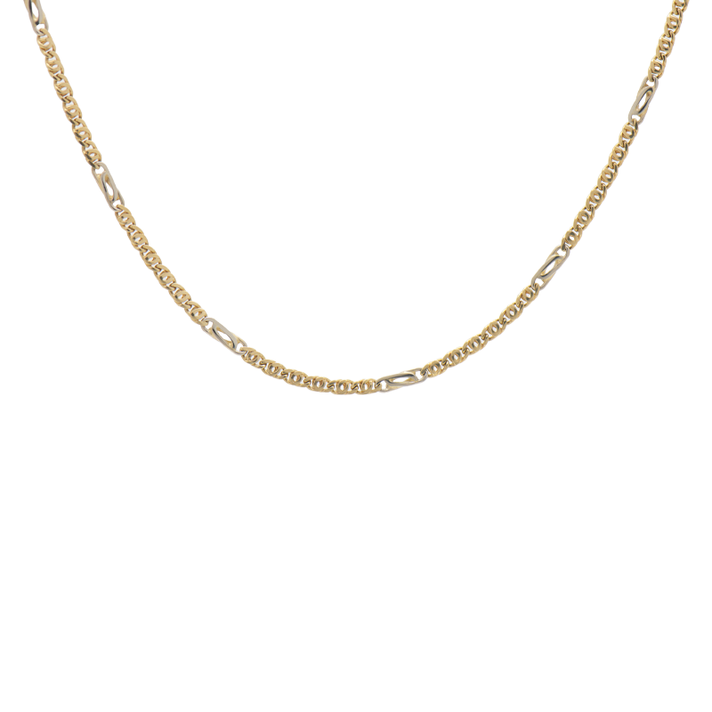 Cadena de Oro 18 Kilates - Juliana Combinada