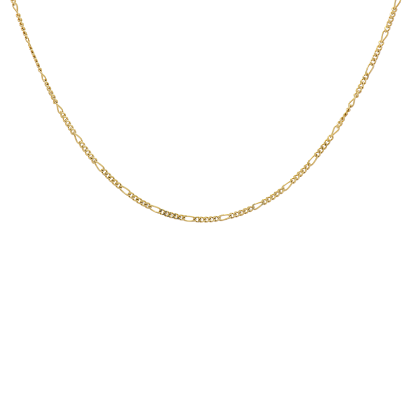 Cadena de Oro 18 Kilates - Fígaro 5x1