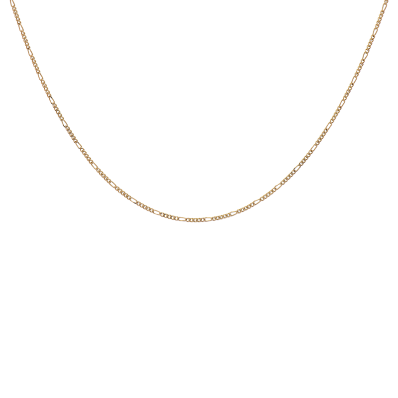 Cadena de Oro 18 Kilates - Fígaro 5x1