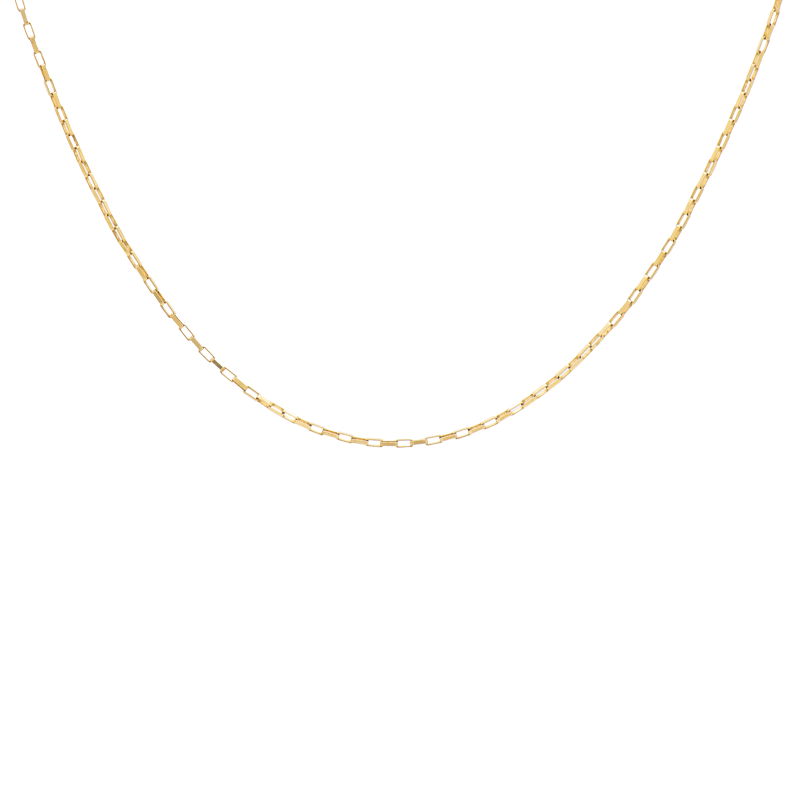 Cadena de Oro 18 Kilates - Forcet Cuadrada
