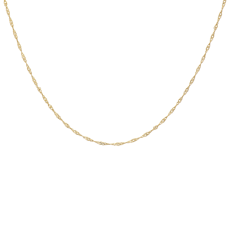 Cadena de Oro 18 Kilates - Singapur