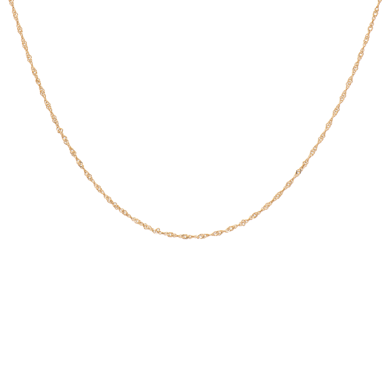 Cadena de Oro 18 Kilates - Singapur