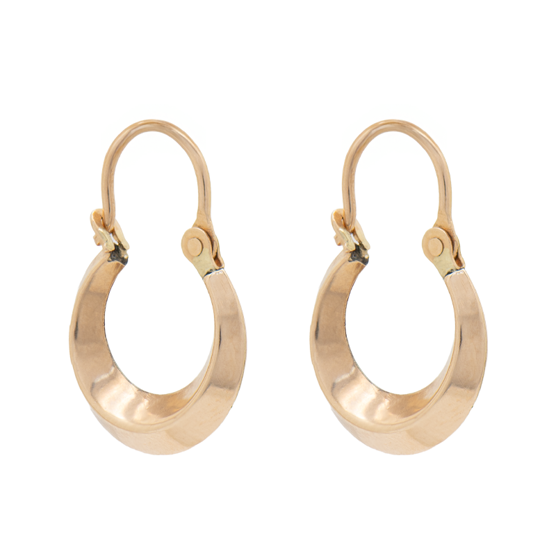 Aros Oro 18k -  Criollitos De Oro Rojo