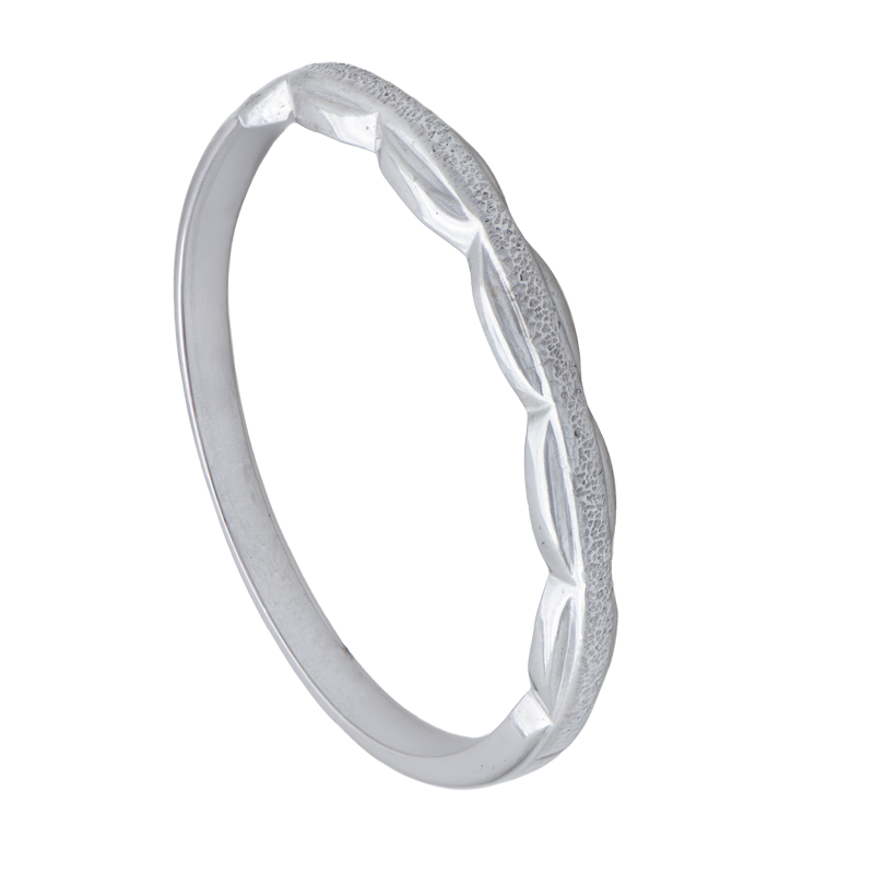 Anillo Oro 18 Kilates - Frente Ondulado