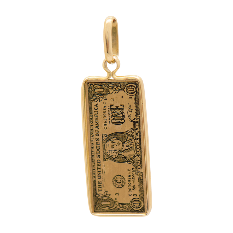 Dije Oro 18 Kilates - Dolar