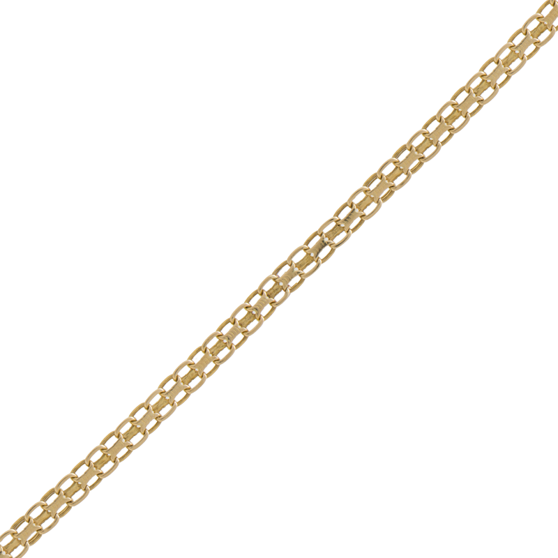 pulsera oro 18 kilates- Forcet Doble