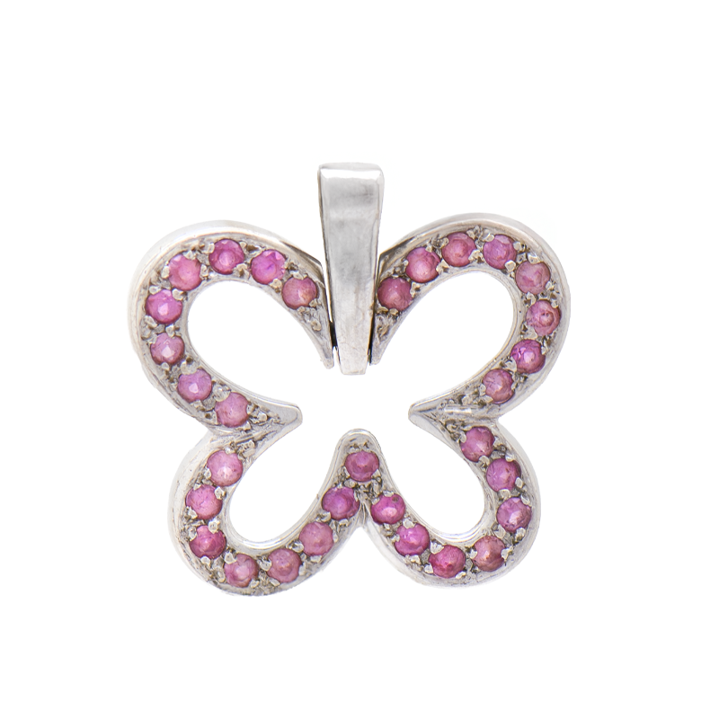 Dije Oro 18 kilates - Dije De Mariposa Calada