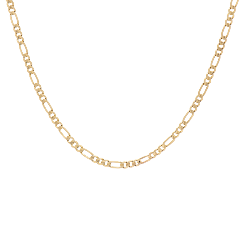 Cadena Oro 18 Kilates - Fígaro 3x1