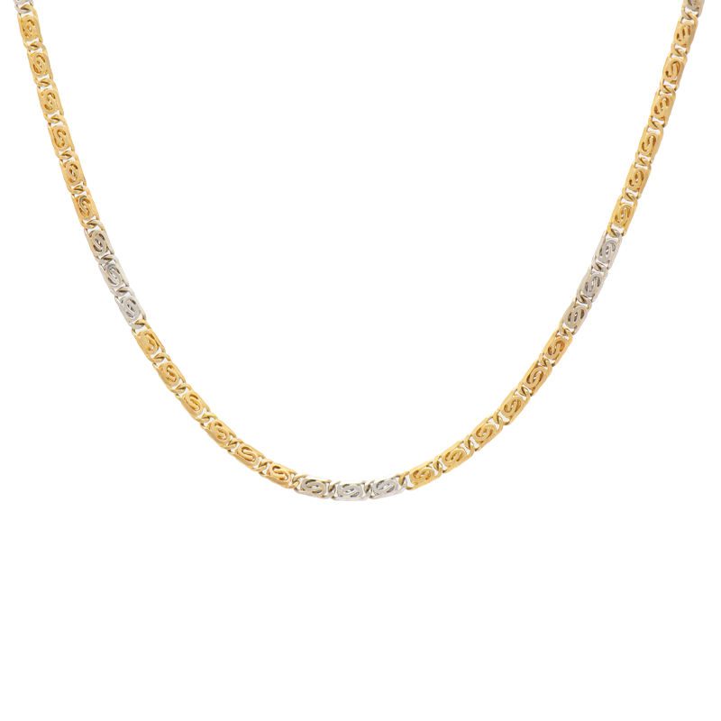 Cadena Oro 18 Kilates - Juliana Tricolor