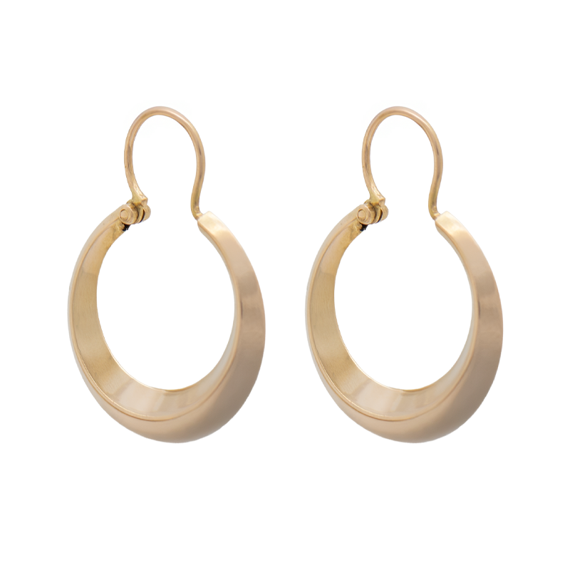 Aros Oro 18k - Criollitos Oro Rojo