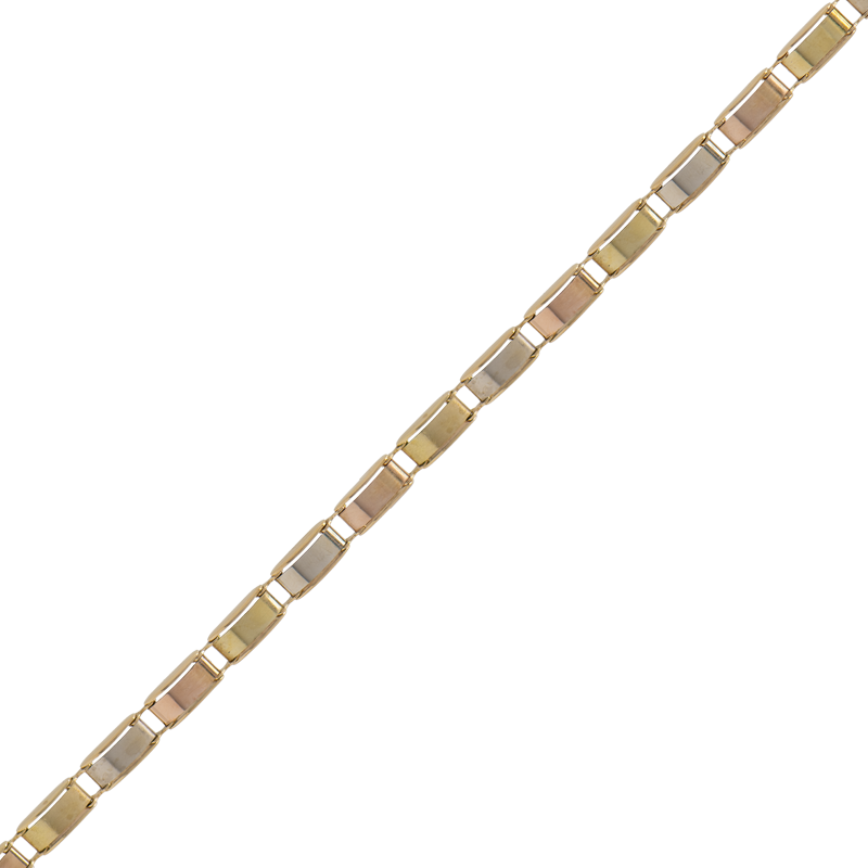 Pulsera Oro 18k - Tricolor