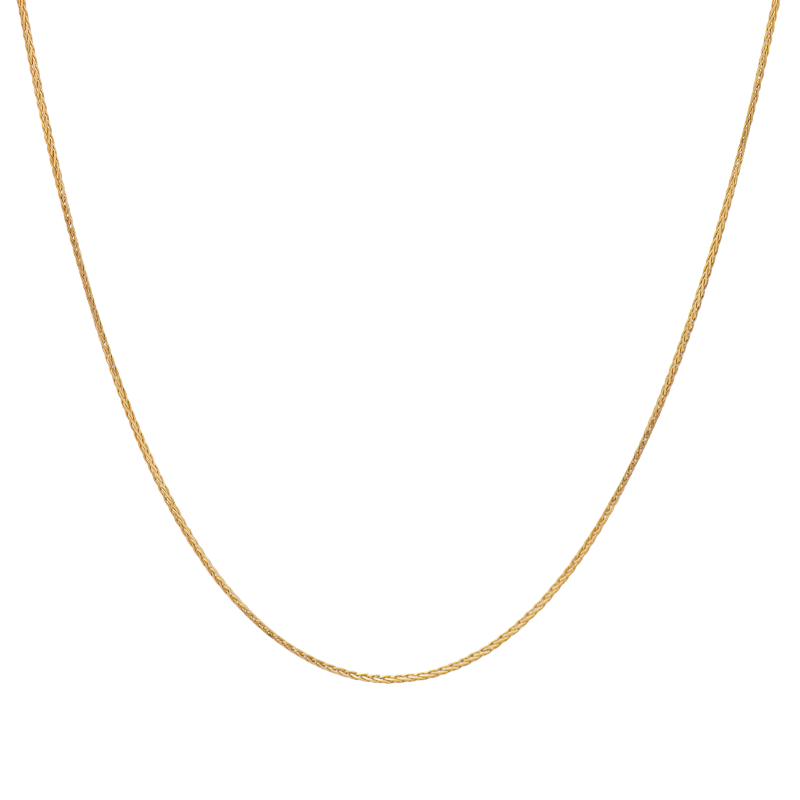Cadena de Oro 18 Kilates - Espiga