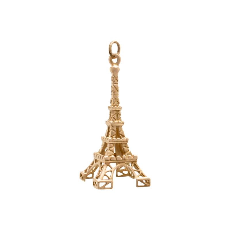 Dije Oro 18 Kilates - Torre Eiffel