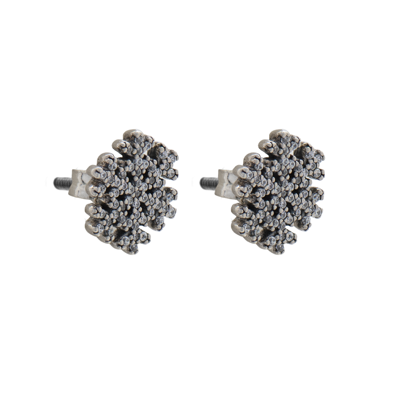 Aros Oro 18k - Aro Copo de Nieve