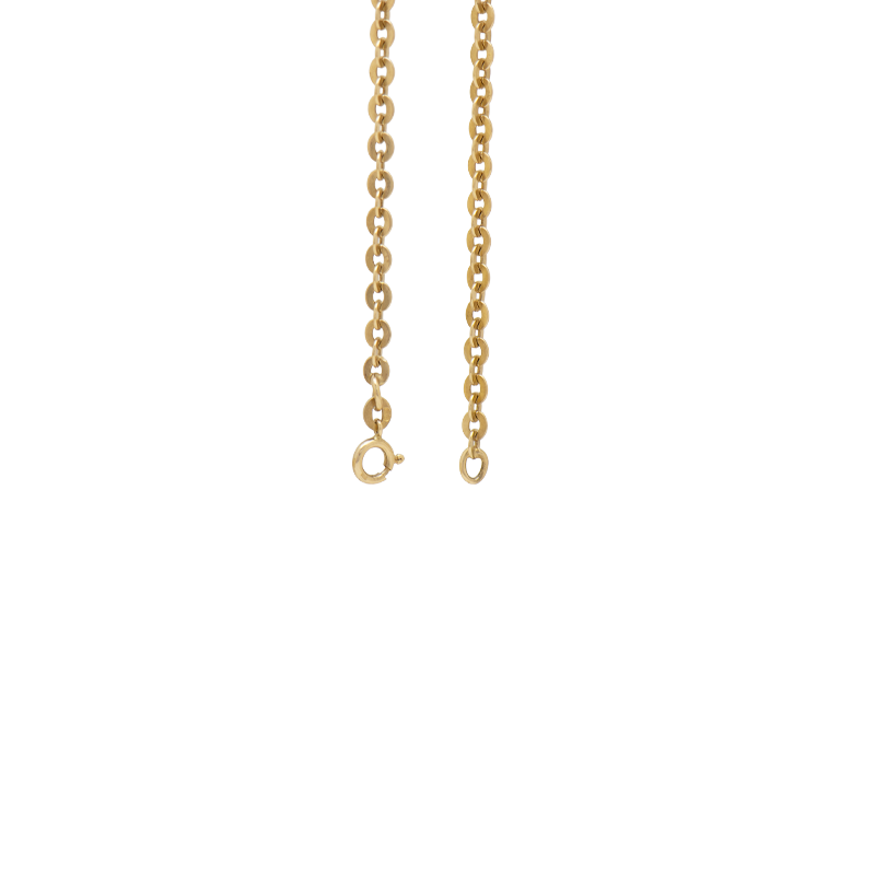 Cadena de Oro 18 Kilates - Rolo Chata