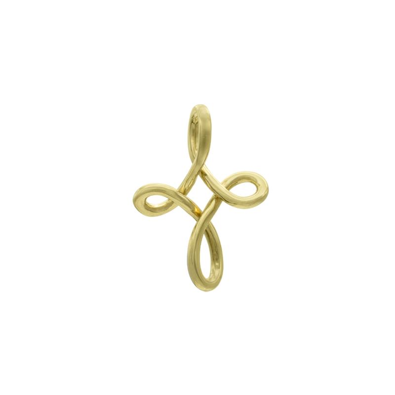 Dije Oro 18 Kilates  - Cruz Tiffany