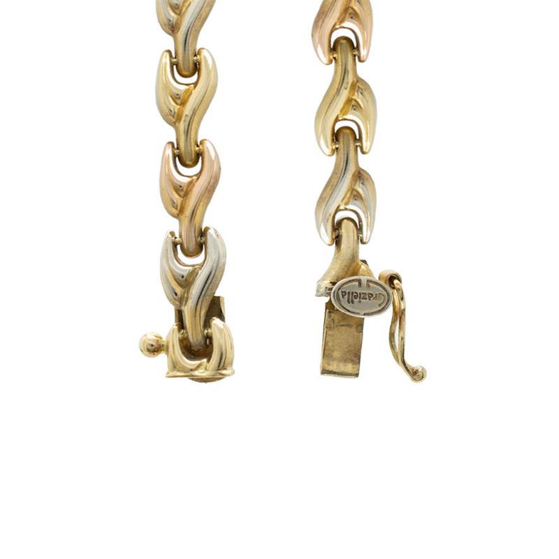 Cadena Oro 18 Kilates-Gargantilla Combinada