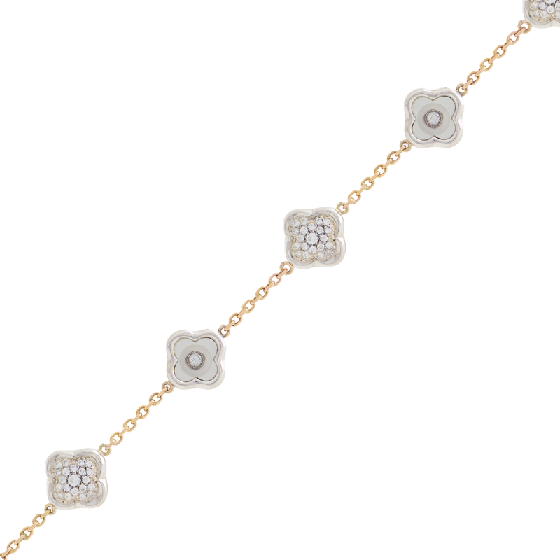 Pulsera Oro 18k - Estilo Van Cleef