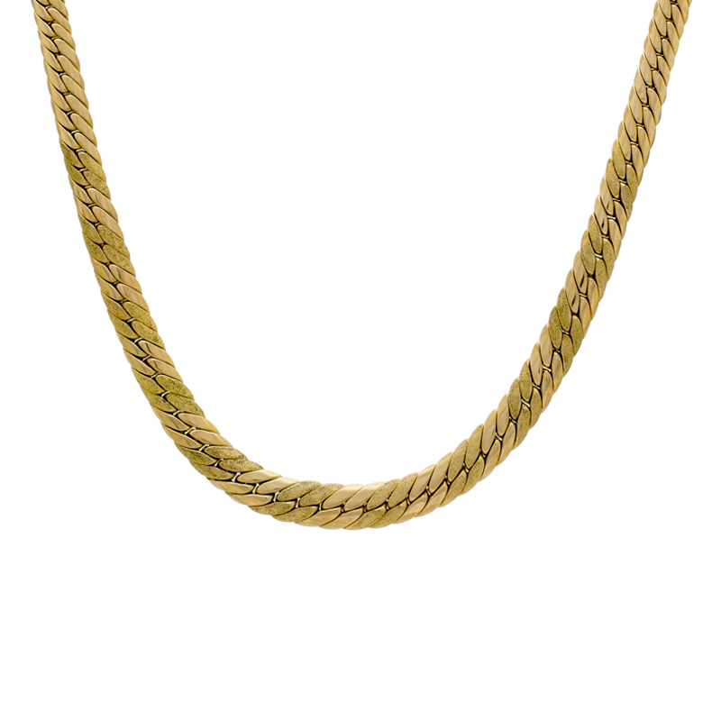 Cadena oro 18 kilates - Gargantilla combinada