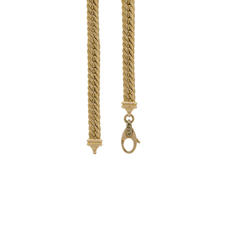Cadena oro 18 kilates - Gargantilla combinada